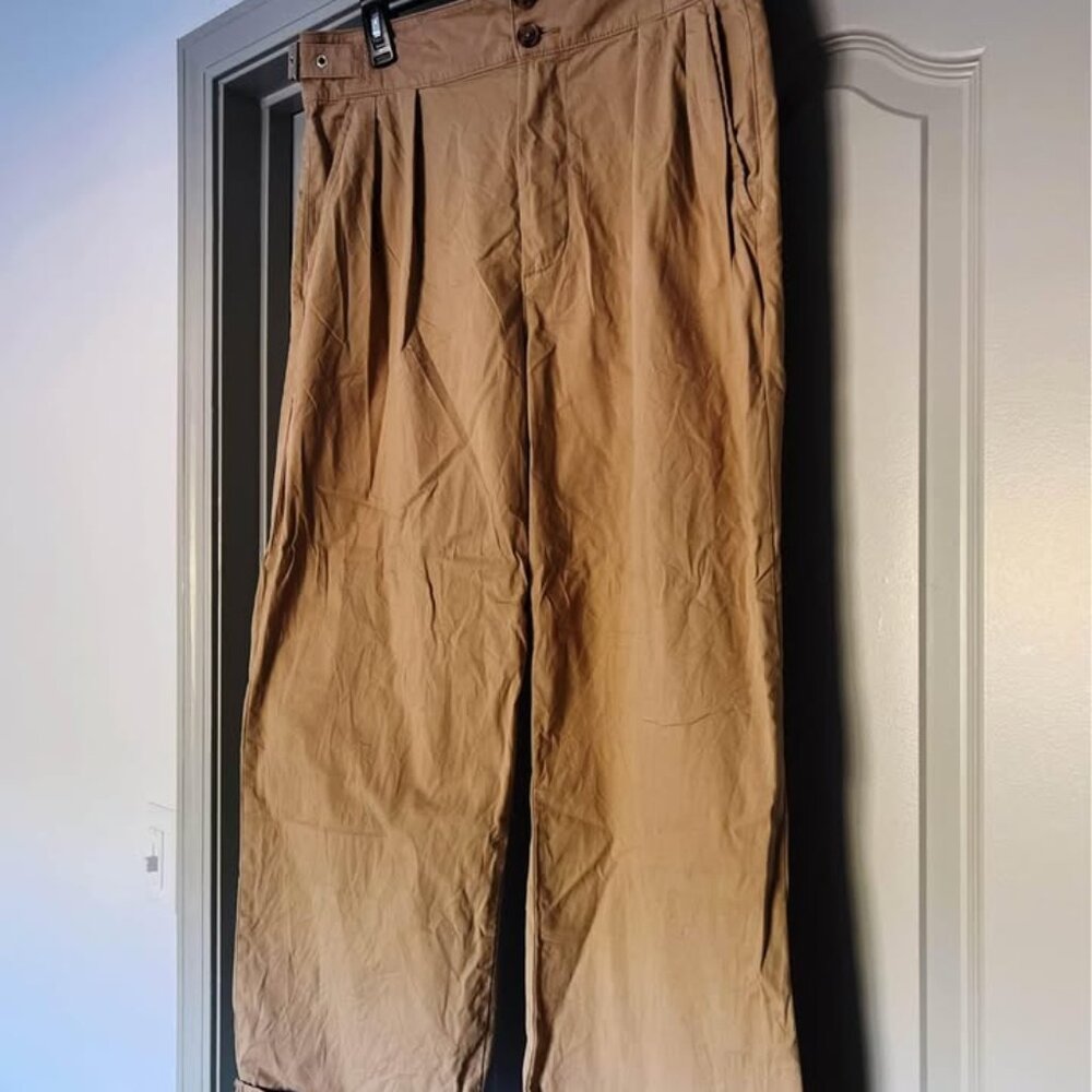 👖 Tommy Hilfiger Women’s Canvas Pants – Two-Button Closure – Size 14 👖 - Picture 2 of 7